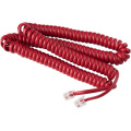 RJ11/RJ12 6P4C Spring Telephone Cable Coiled Telephone Cord